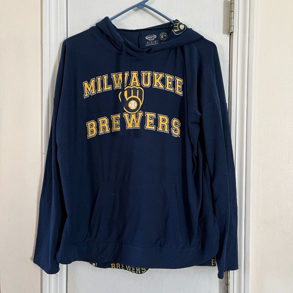 Milwaukee Brewers Hooded T Shirt